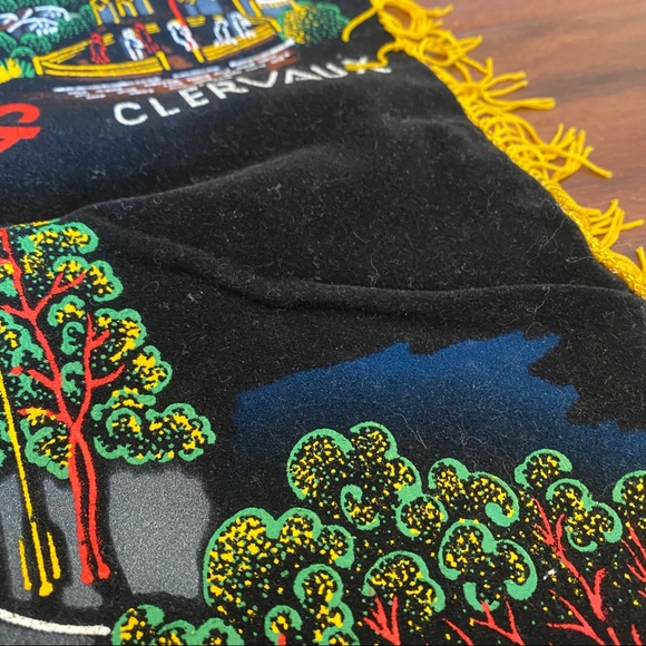 Vintage souvenir fringed pillowcase cover, Luxembourg - Picture 8 of 8